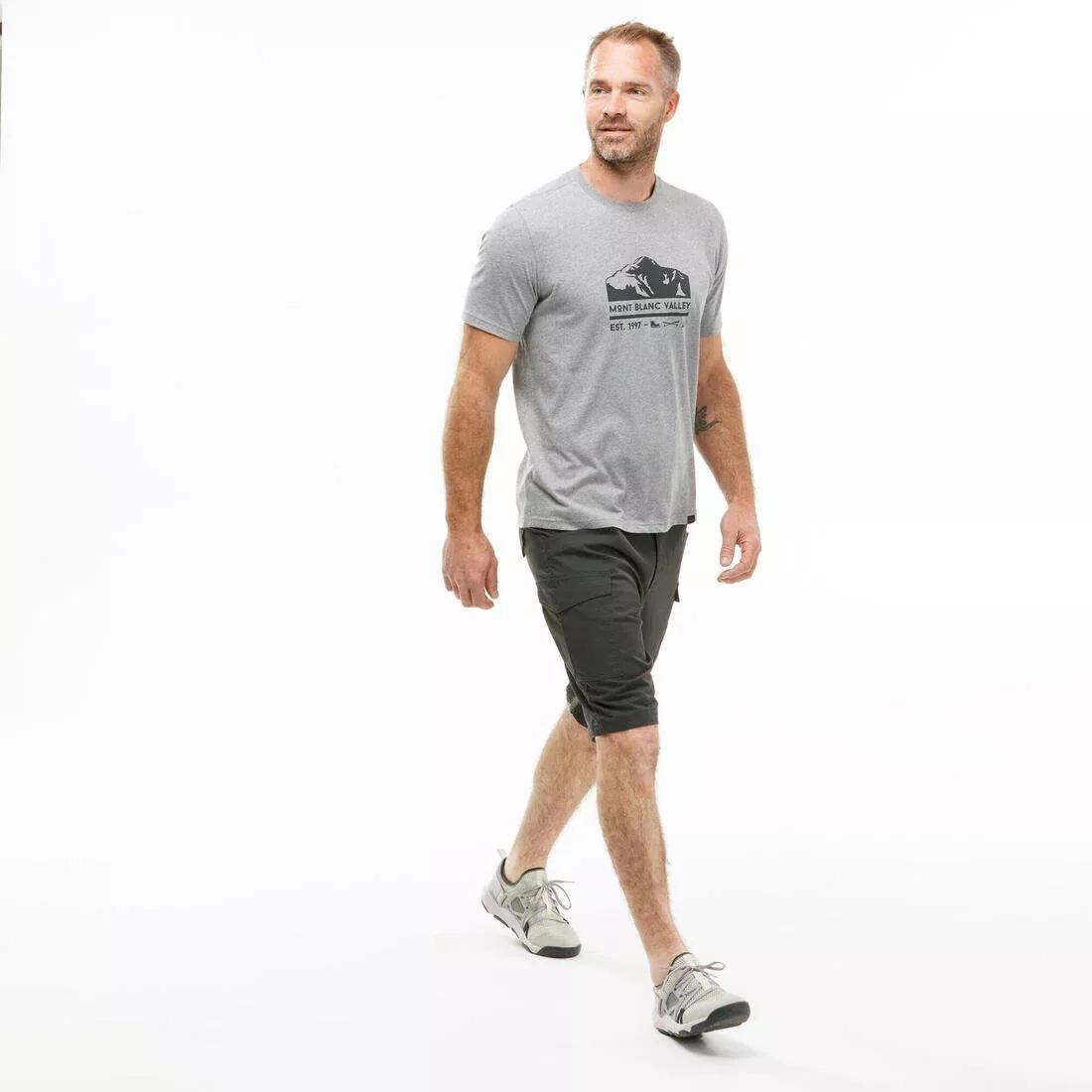 Men's Country Walking Shorts - Nh500 Cargo, Carbon Grey, No Color, large image number 1
