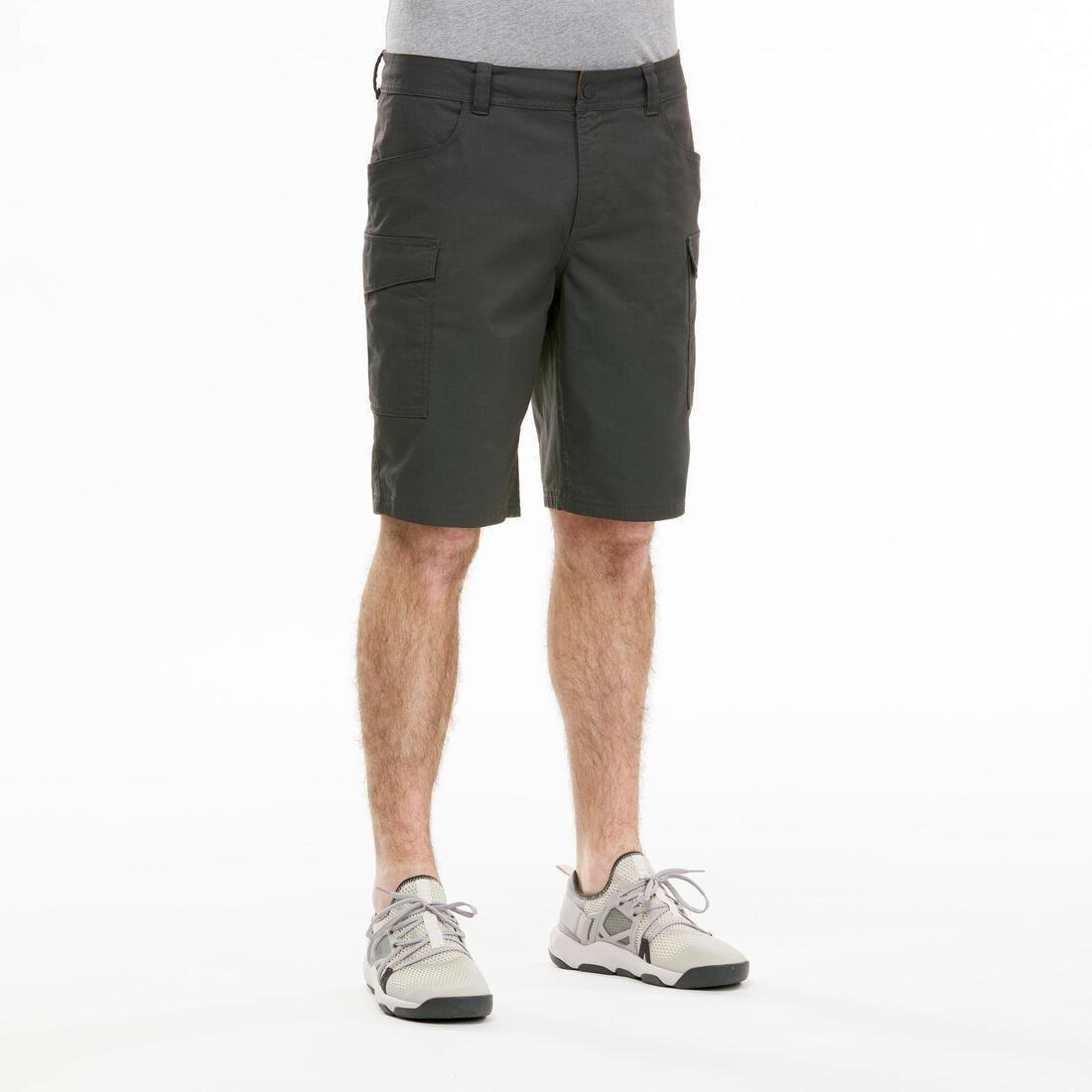 Men's Country Walking Shorts - Nh500 Cargo, Carbon Grey, , large image number 3
