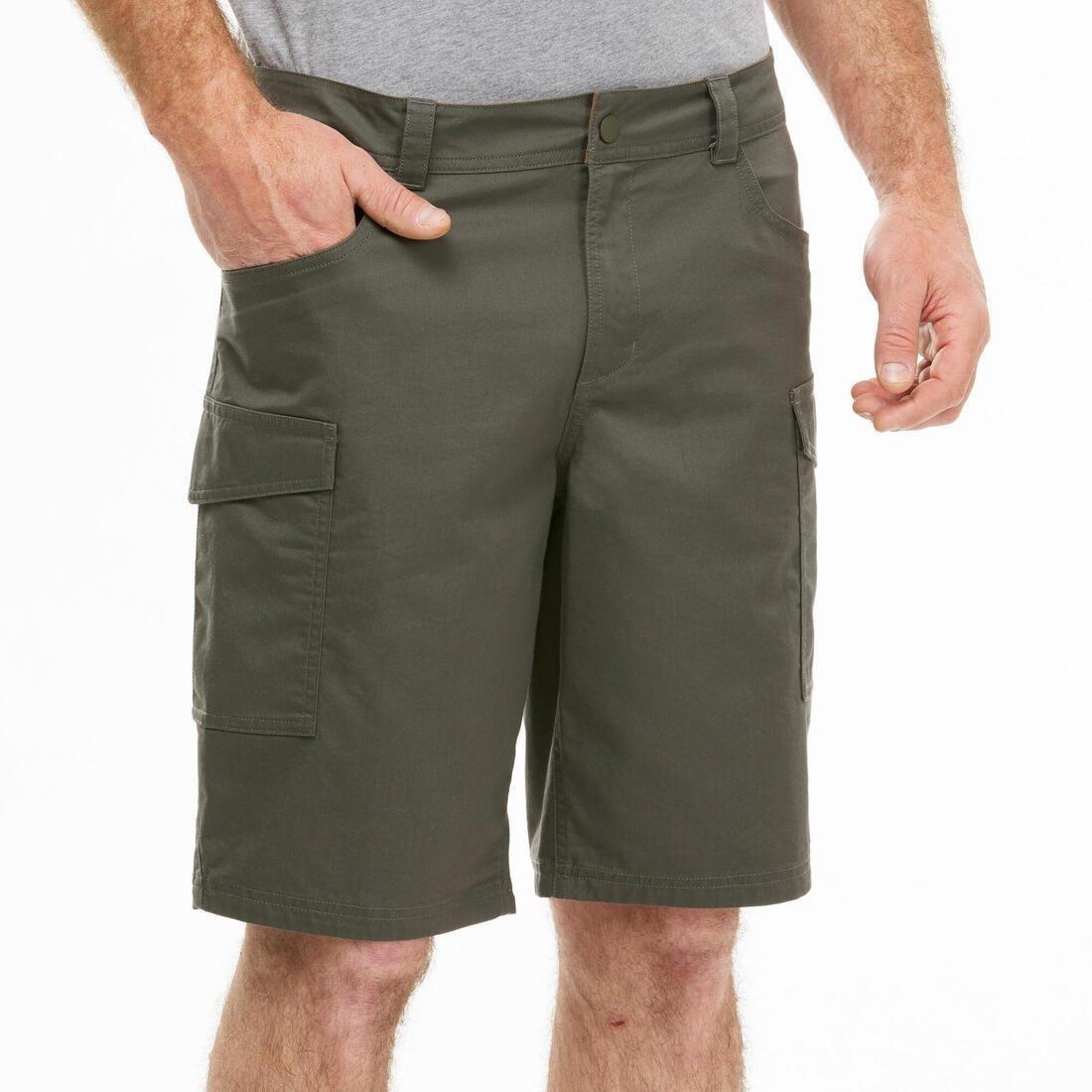 QUECHUA - Men Hiking Shorts - Nh550, Black