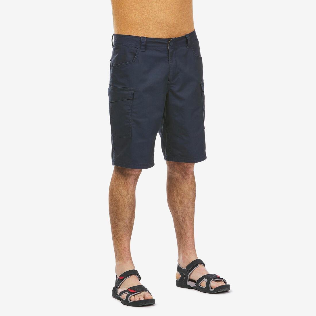Men Hiking Shorts - Nh550, Navy, , large image number 0