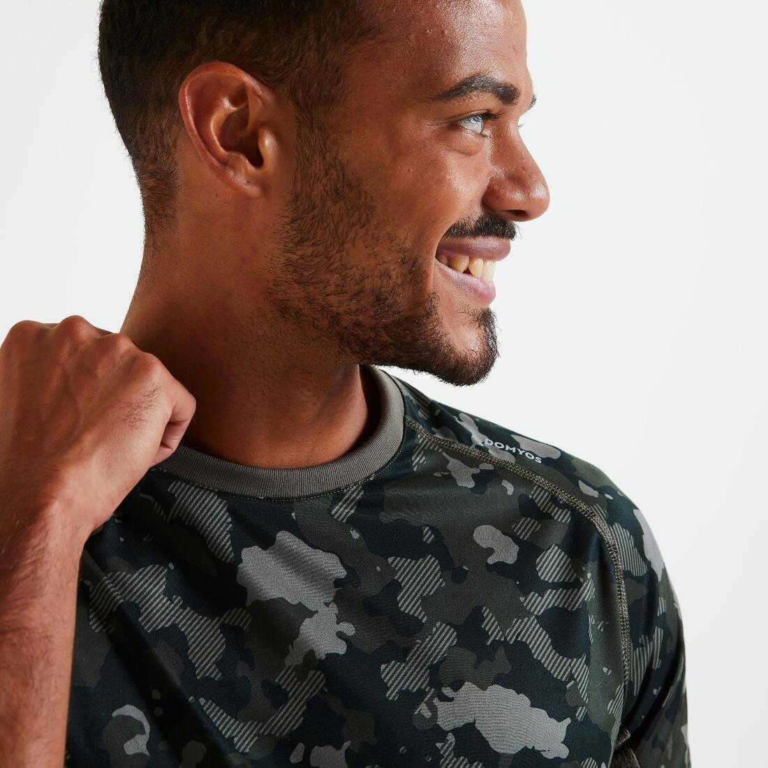 Technical Fitness T-Shirt, Khaki, , large image number 2