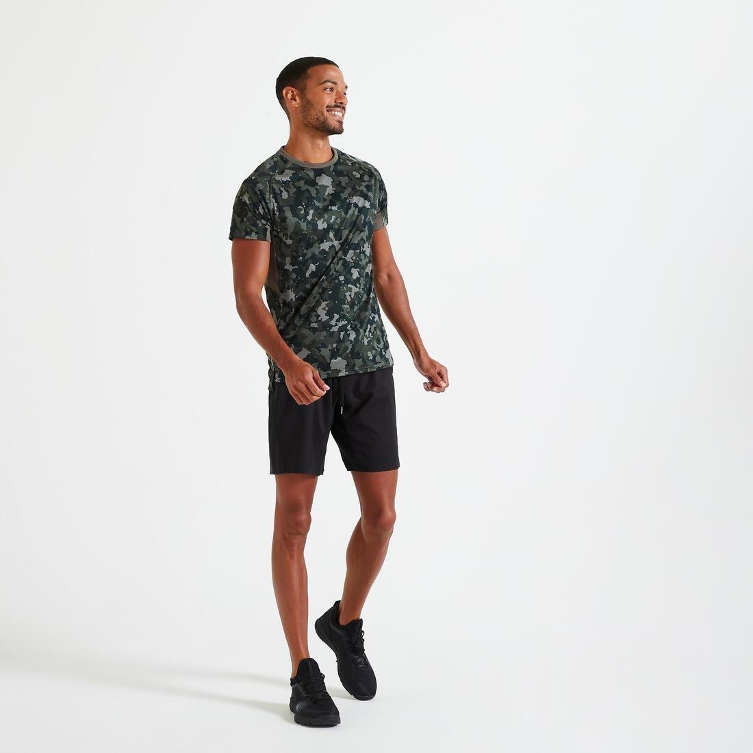Technical Fitness T-Shirt, Khaki, , large image number 11