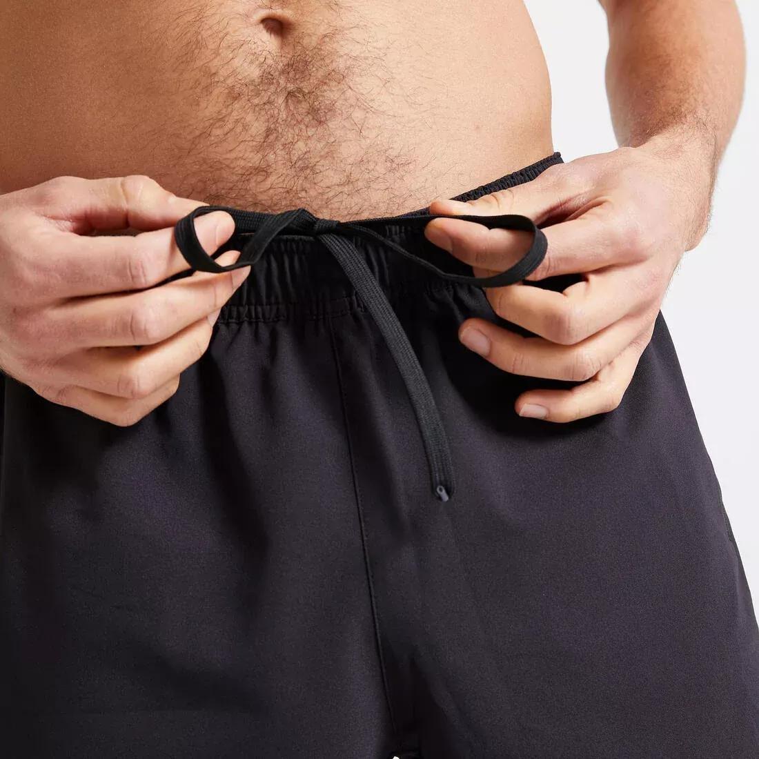 Men Zip Pocket Breathable Essential Fitness Shorts, Green, No Color, large image number 13
