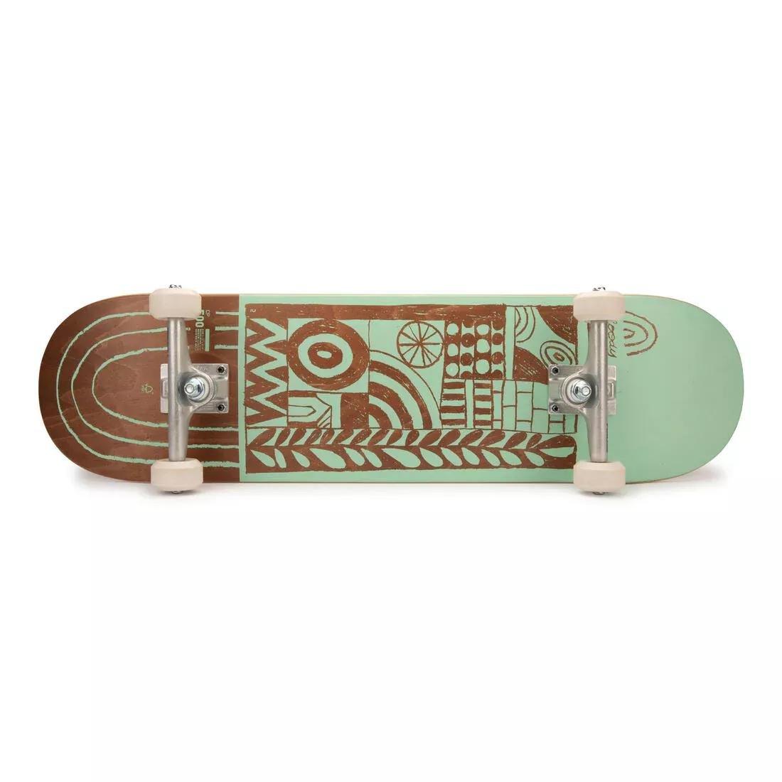 OXELO - Complete Skateboard Fury- 8.25-Cp500, Green