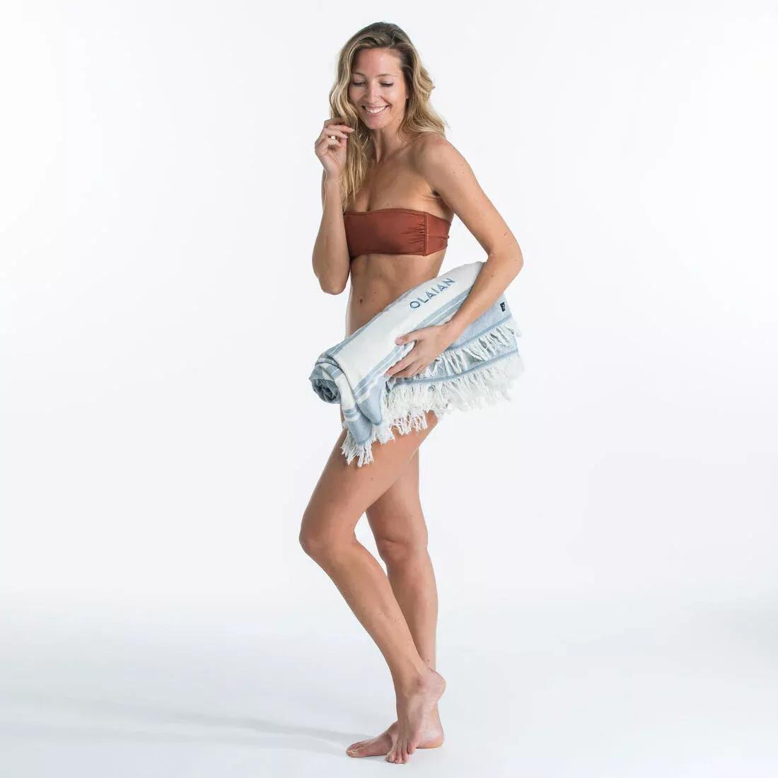 Beach Towel Poncho -190 X 190 Cm, Storm Blue, No Color, large image number 11