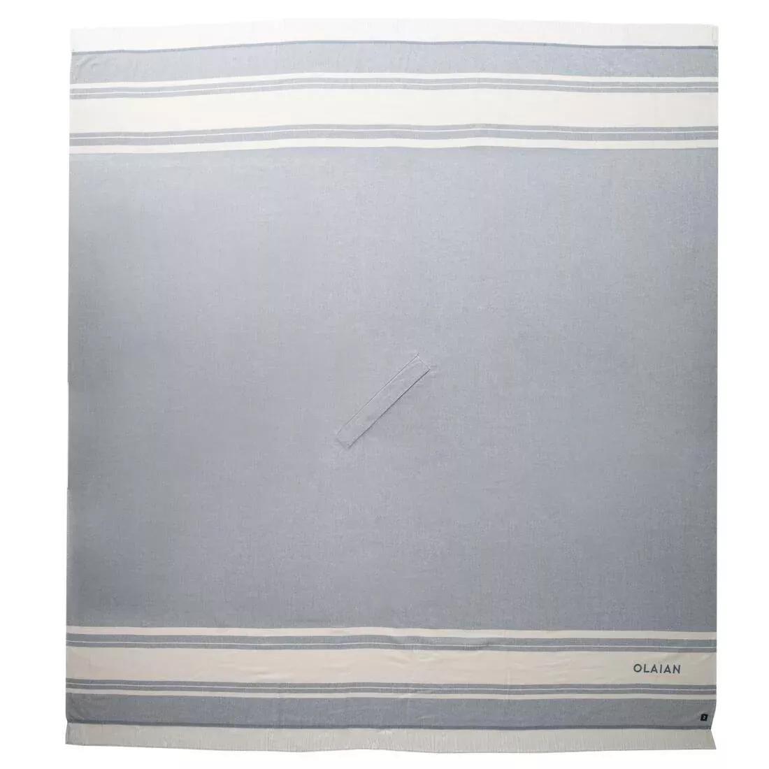 Beach Towel Poncho -190 X 190 Cm, Storm Blue, No Color, large image number 13