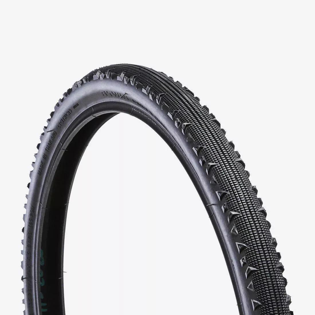 Trekking 20 X 1.75 Bike Tyre / 44-406 With Side Lugs, No Color, large image number 1