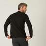 DOMYOS - Men Long-Sleeved Fitness T-Shirt 100, Black