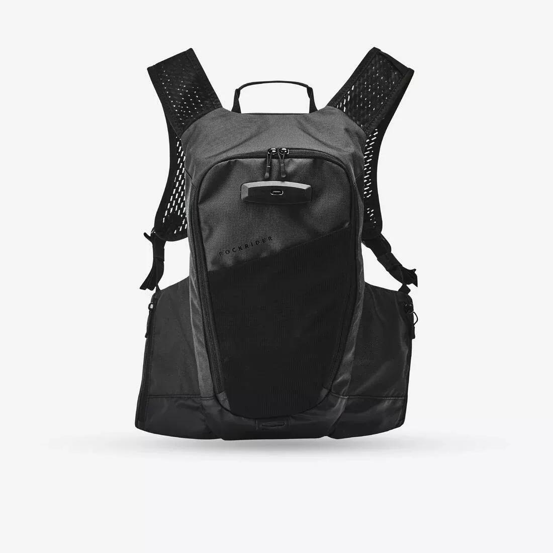 Mountain Bike Hydration Backpack Explore Water, Black, No Color, large image number 0