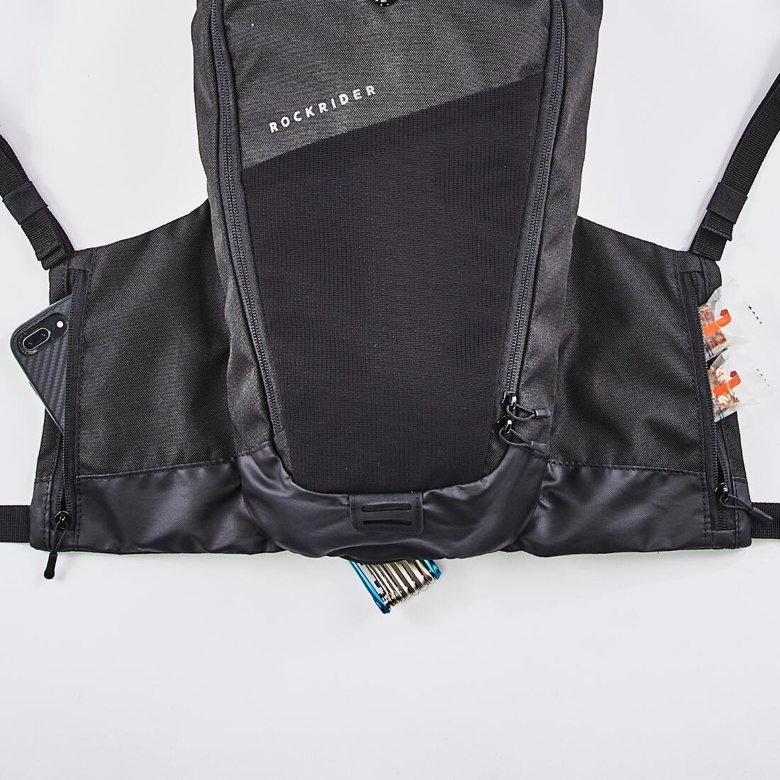 Mountain Bike Hydration Backpack Explore Water, Black, No Color, large image number 5