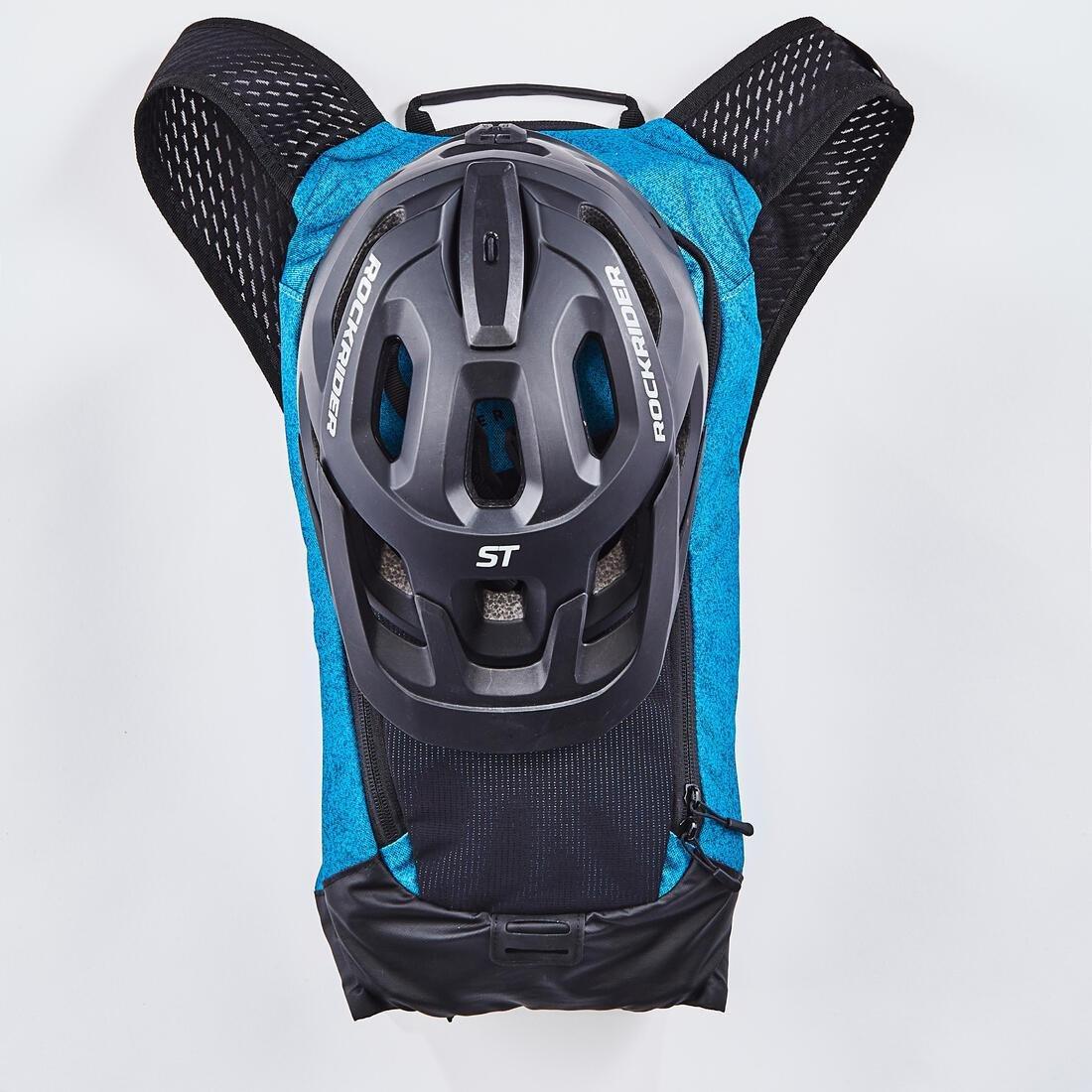 Mountain Bike Hydration Backpack Explore Water, Blue, No Color, large image number 4