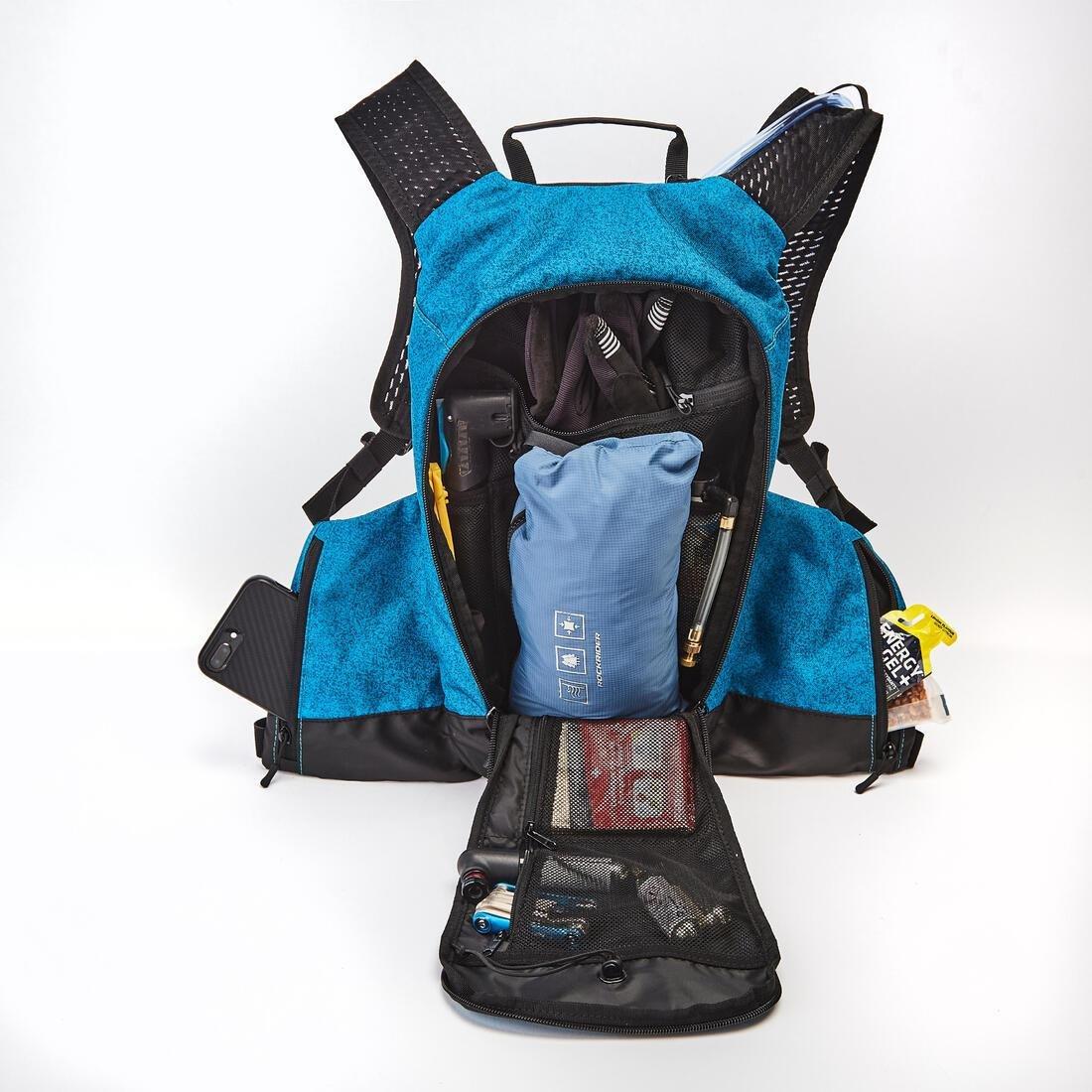 Mountain Bike Hydration Backpack Explore Water, Blue, No Color, large image number 11