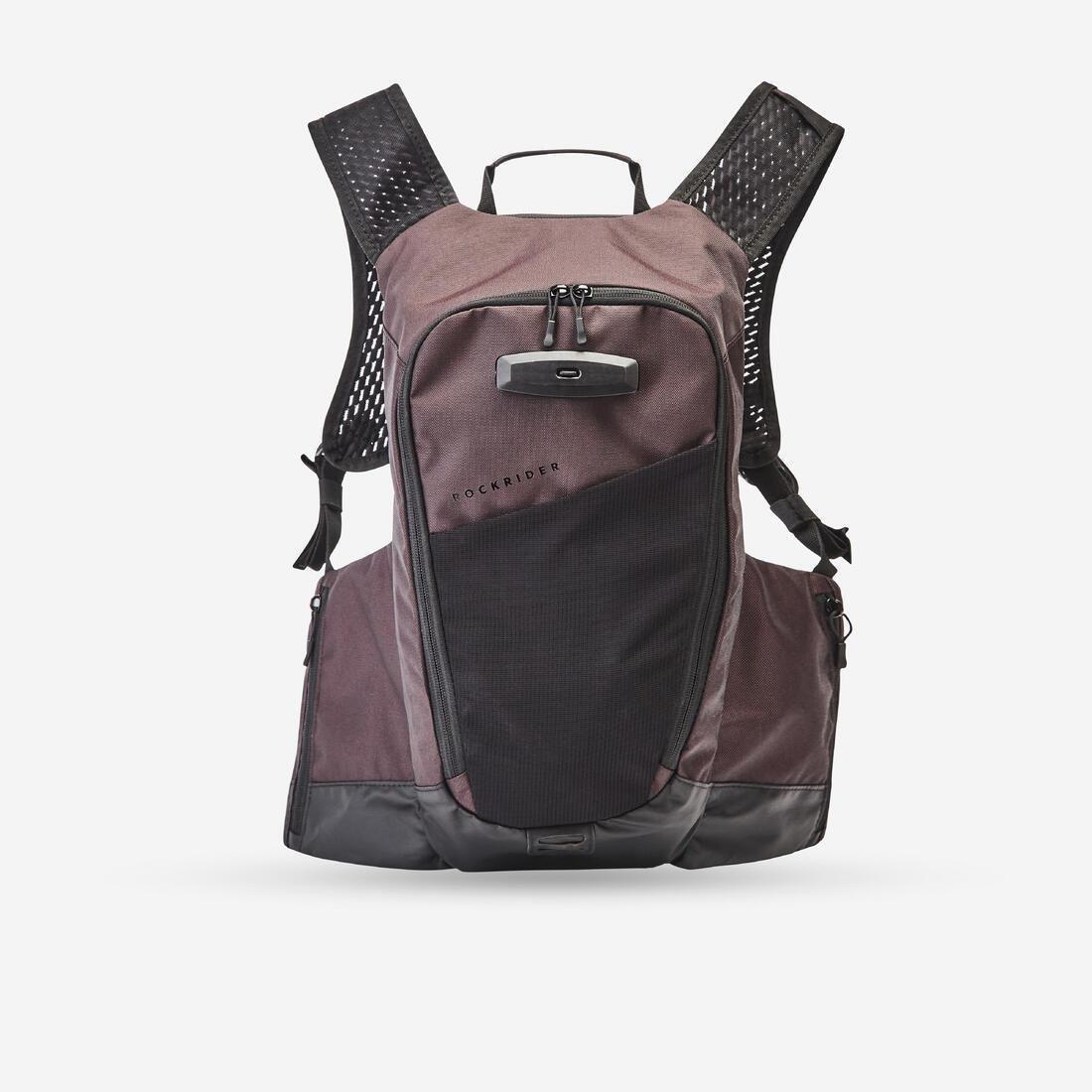 BURGUNDY PURPLE Mountain Bike Hydration Backpack Explore 7L/2L Water, , medium