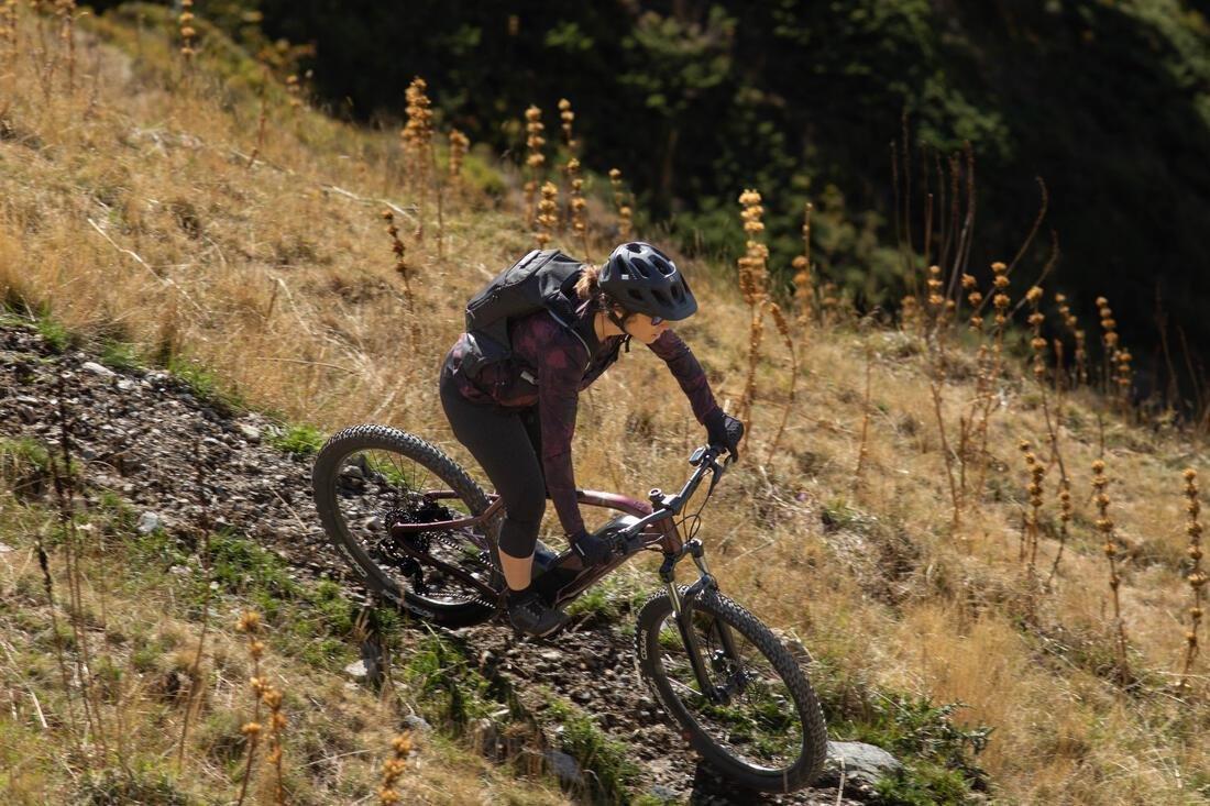 Mountain Bike Hydration Backpack Explore 7L/2L Water, Purple, No Color, large image number 6