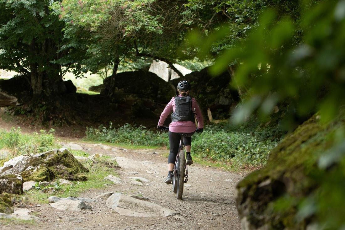 Mountain Bike Hydration Backpack Explore 7L/2L Water, Purple, No Color, large image number 7