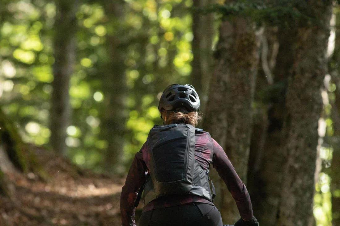 BURGUNDY PURPLE Mountain Bike Hydration Backpack Explore 7L/2L Water, No Color, large image number 8