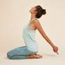 KIMJALY - Women Seamless Dynamic Yoga Tank Top, Green