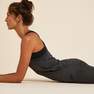 KIMJALY - Women Seamless Dynamic Yoga Tank Top, Green