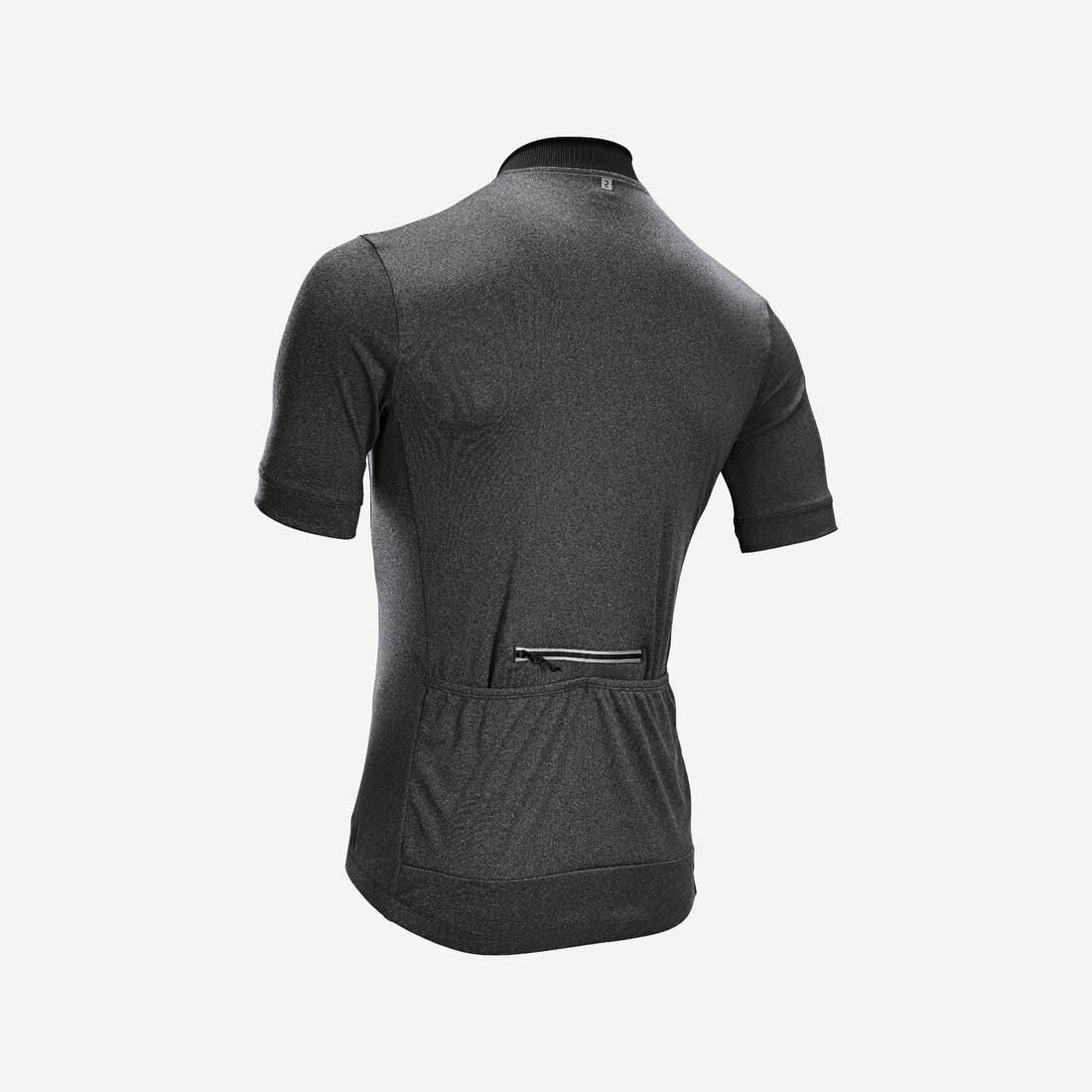 Men Short-Sleeved Road Cycling Summer Jersey Rc100, Turquoise, No Color, large image number 8