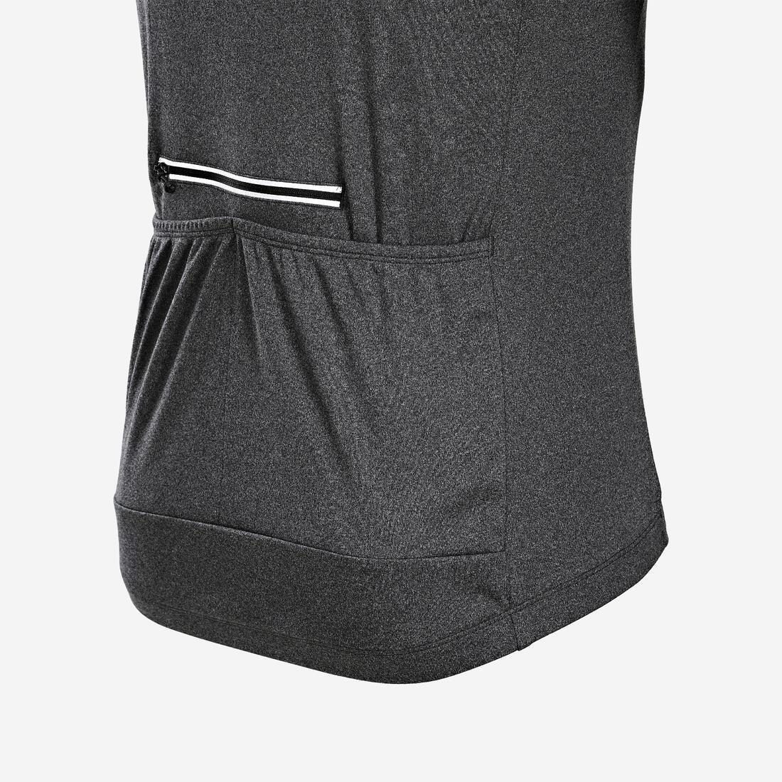 Men Short-Sleeved Road Cycling Summer Jersey Rc100, Turquoise, No Color, large image number 9