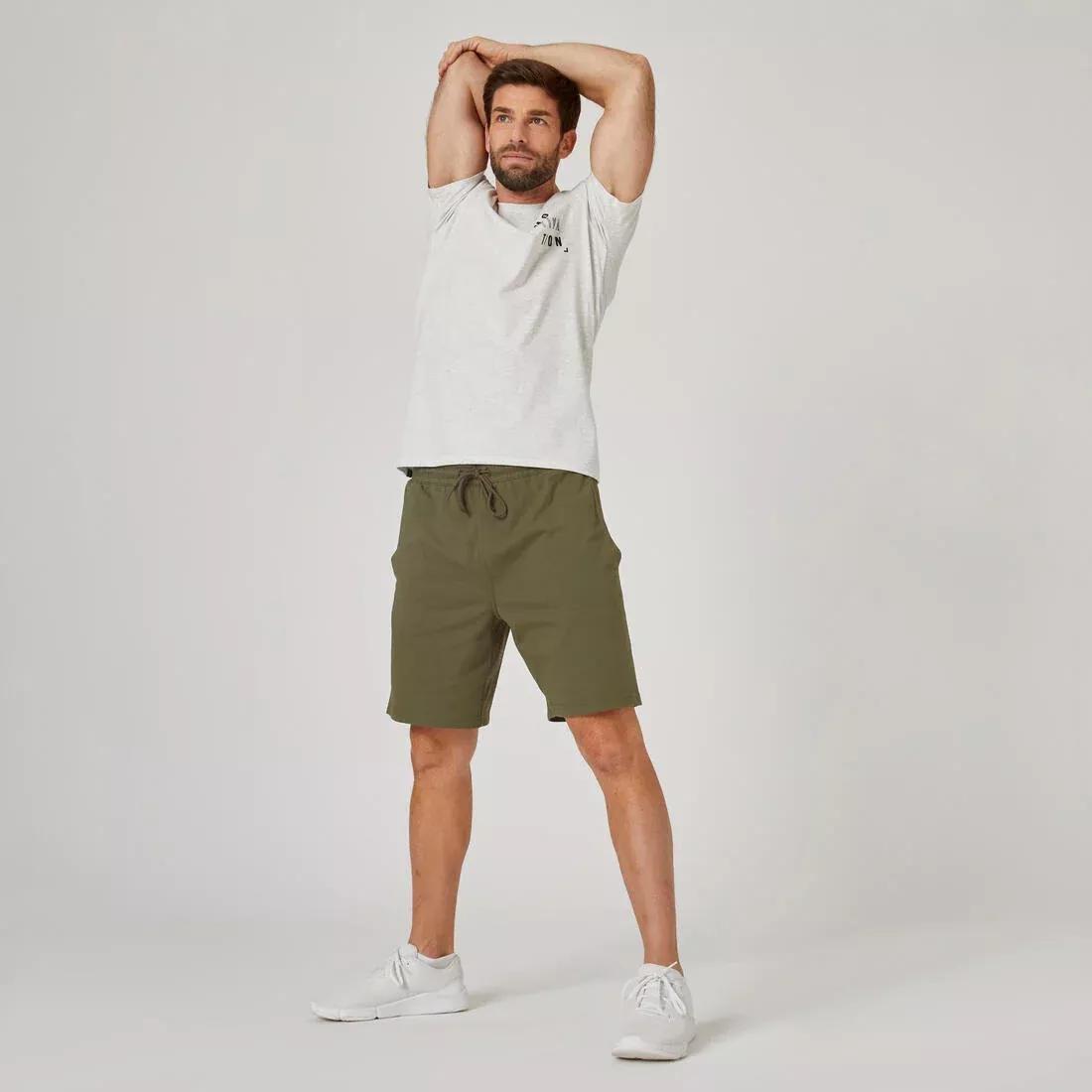 Men Fitness Shorts 500 Essentials, Black, , large image number 7