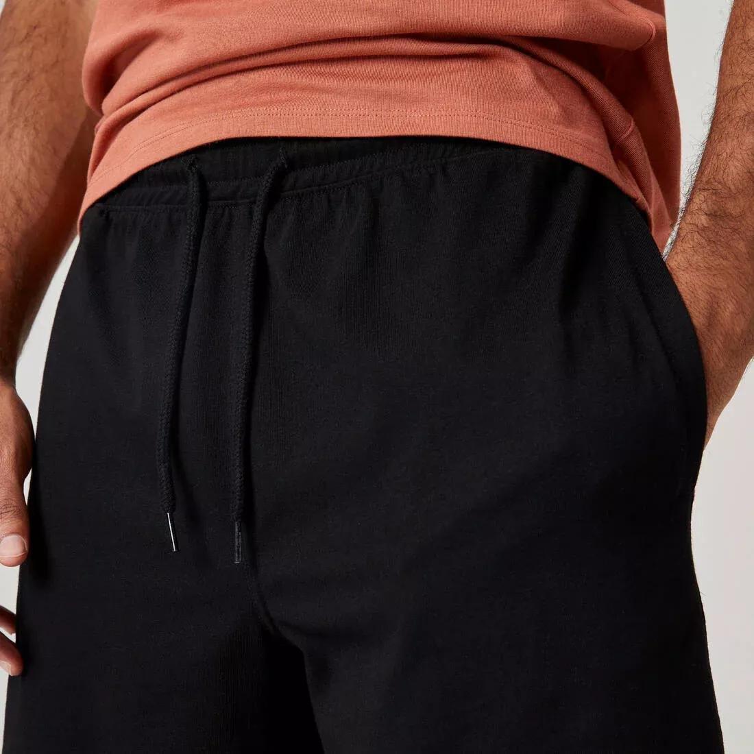 Men Fitness Shorts 500 Essentials, Black, , large image number 13