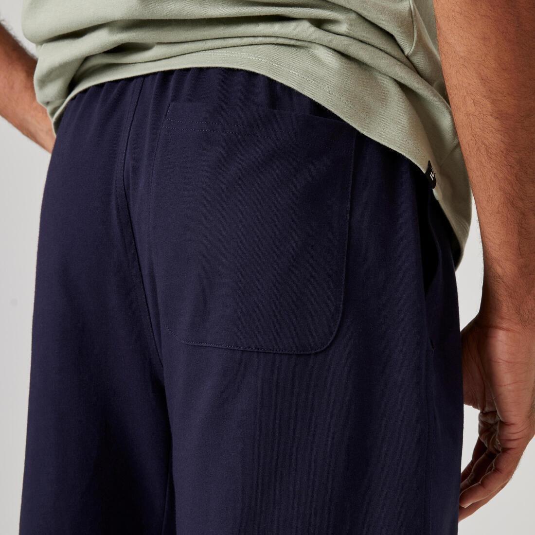Men Fitness Shorts - 500 Essentials, Blue, , large image number 13