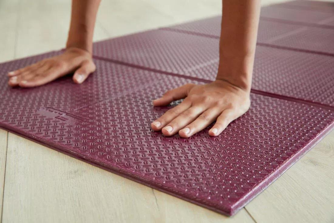 DOMYOS - Pilates Floor Mat - Tone Mat Fold, Purple