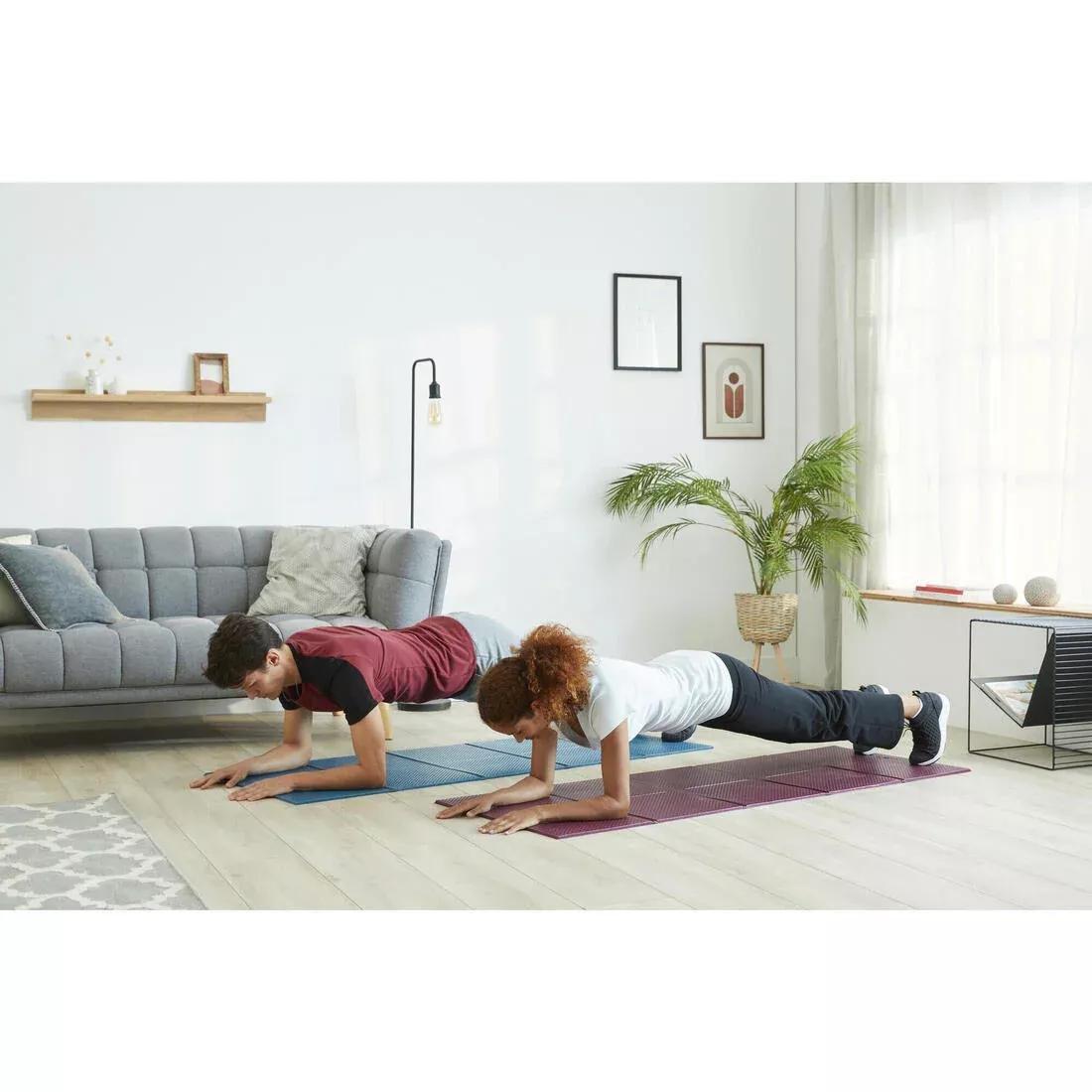 Pilates Floor Mat - Tone Mat Fold, Purple, No Color, large image number 13