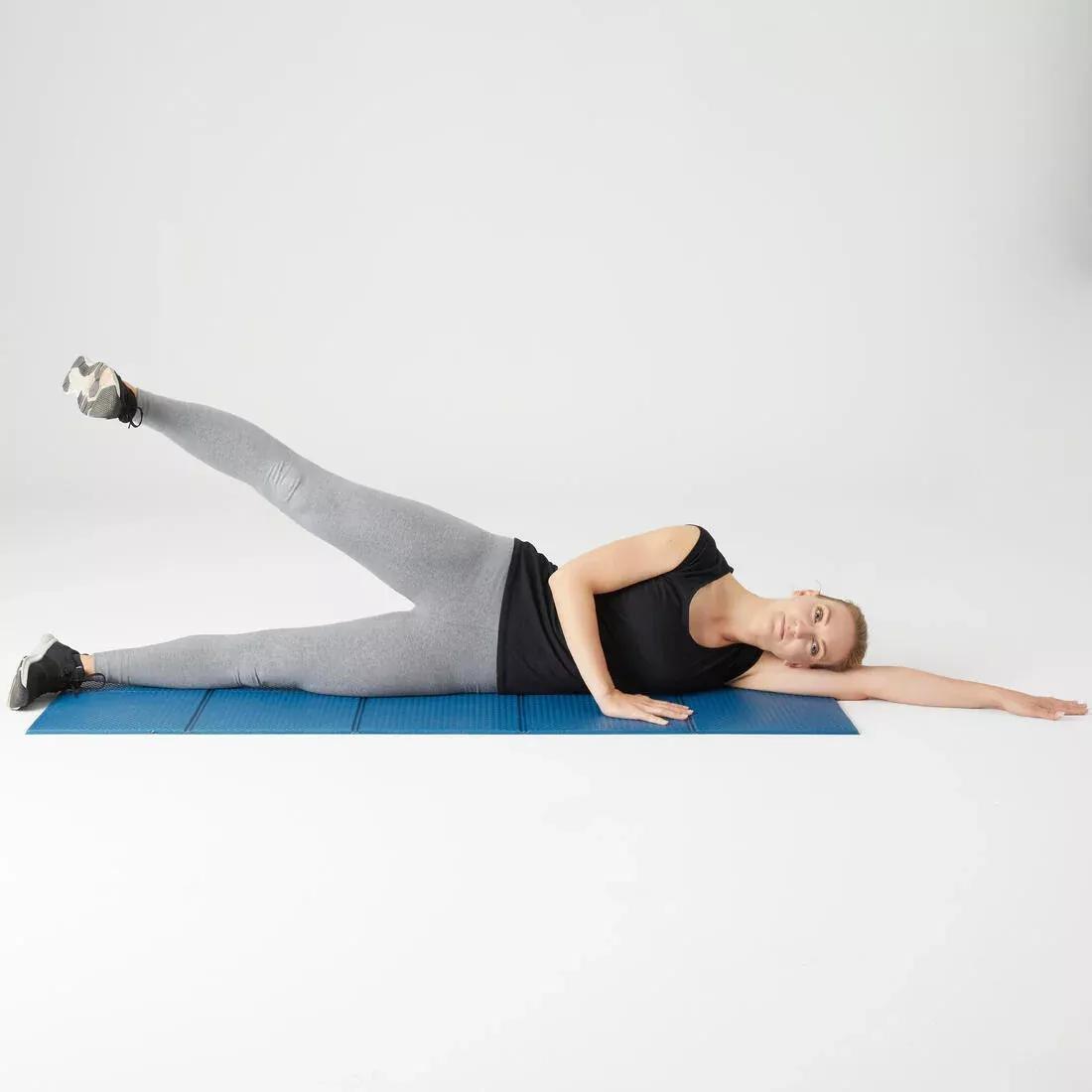 Pilates Floor Mat - Tone Mat Fold, Blue, No Color, large image number 6