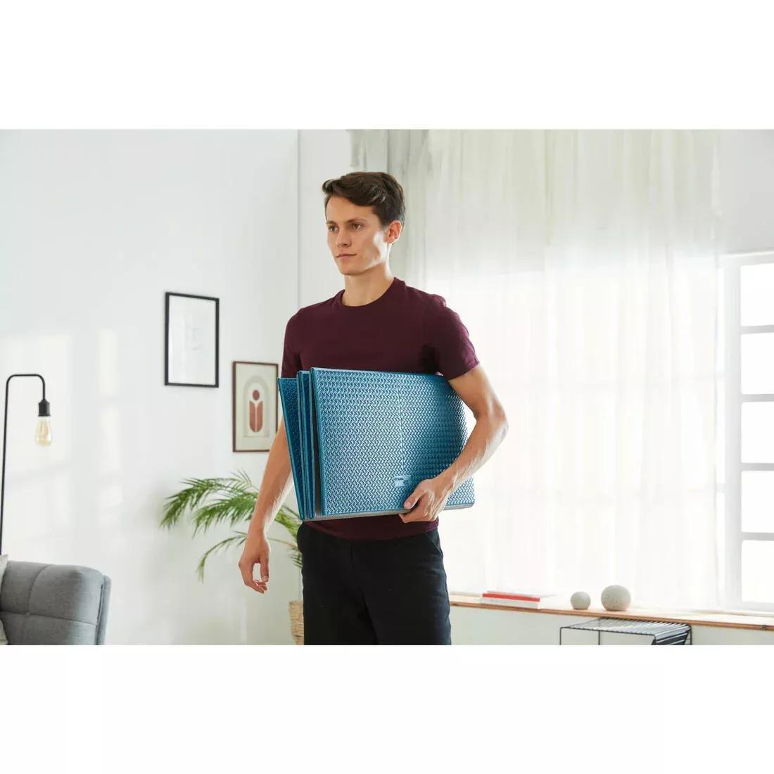 DOMYOS - Pilates Floor Mat - Tone Mat Fold, Blue