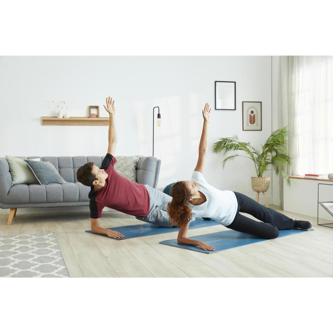 Fitness Mat Tone Mat, Blue, No Color, large image number 4