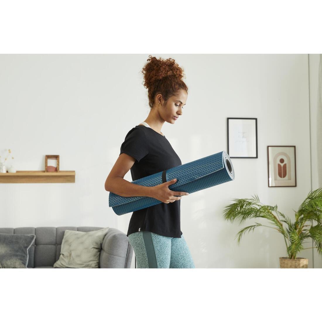 Fitness Mat Tone Mat, Blue, No Color, large image number 5