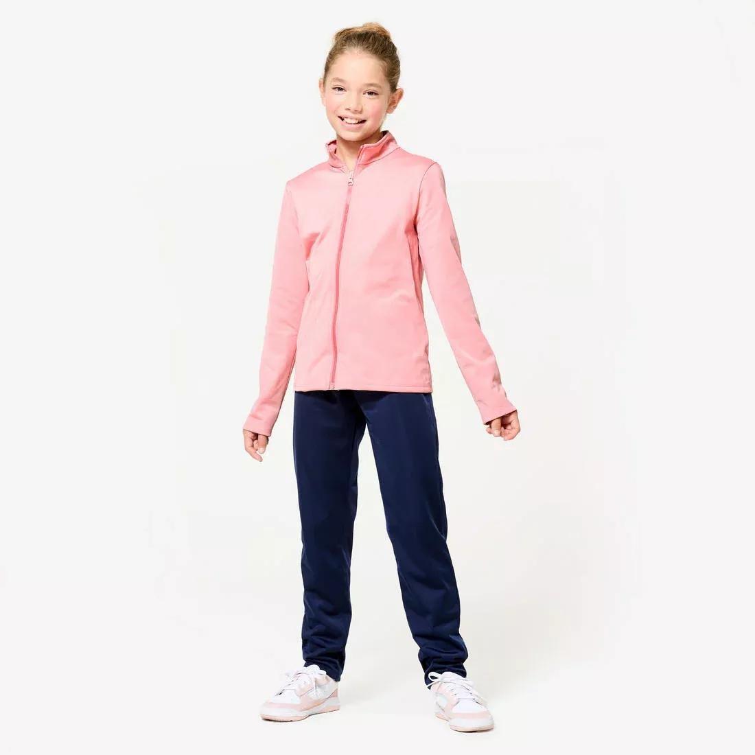 Kids Girls Breathable Synthetic Tracksuit - Pack Of 2, orange, , large image number 1