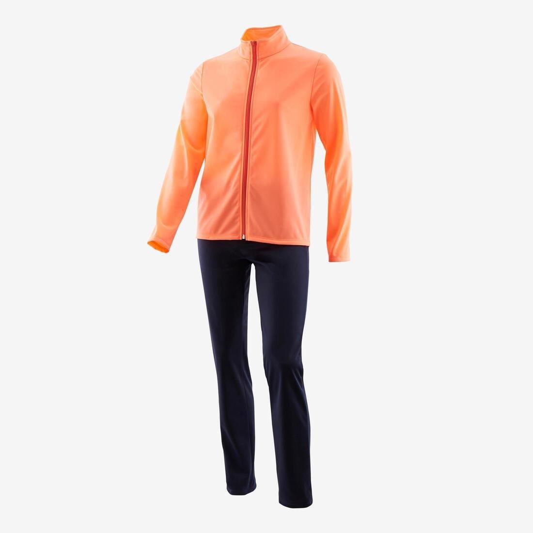 Kids Girls Breathable Synthetic Tracksuit - Pack Of 2, orange, , large image number 11