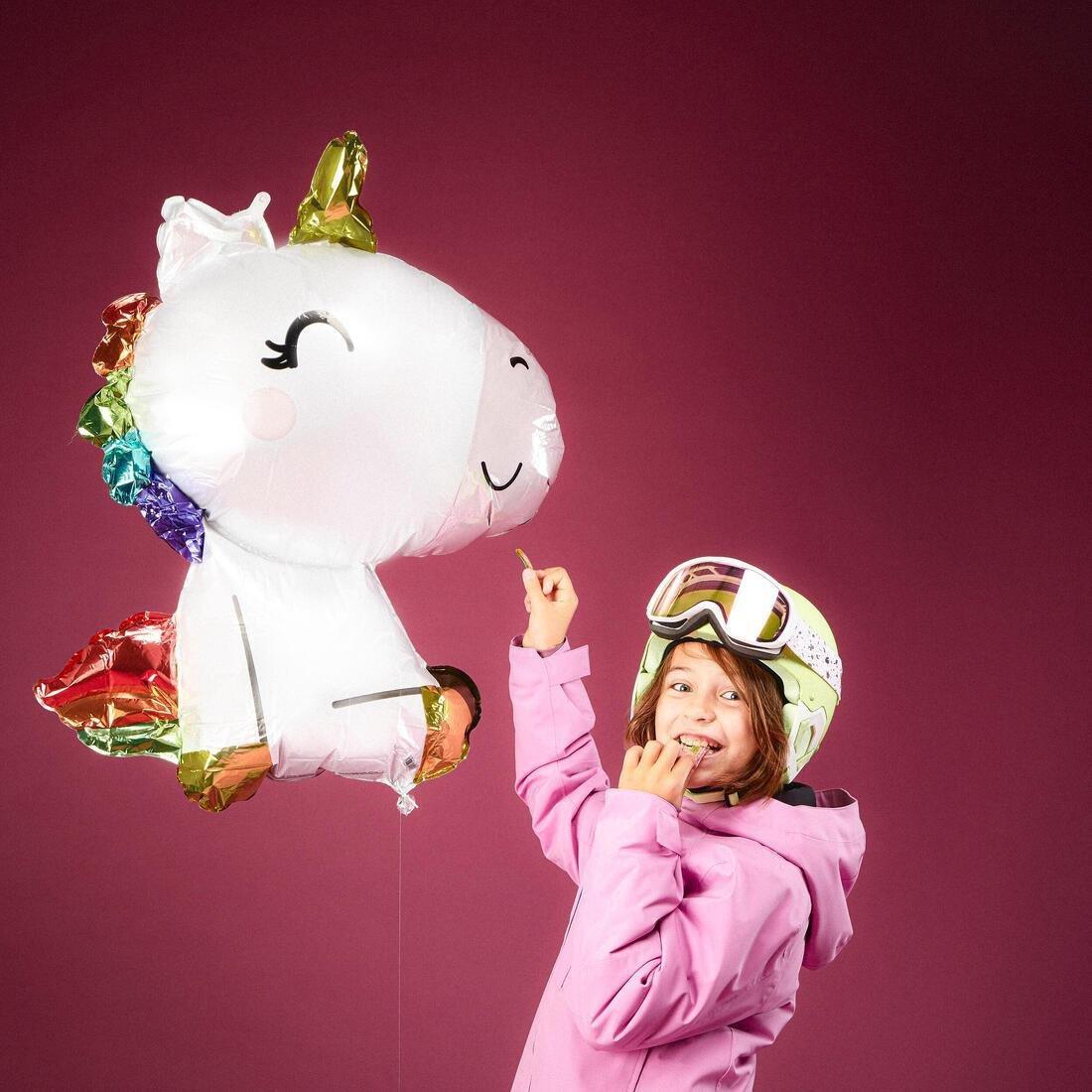 Kids Girls Warm And Waterproof Ski Jacket 550, Pink, No Color, medium