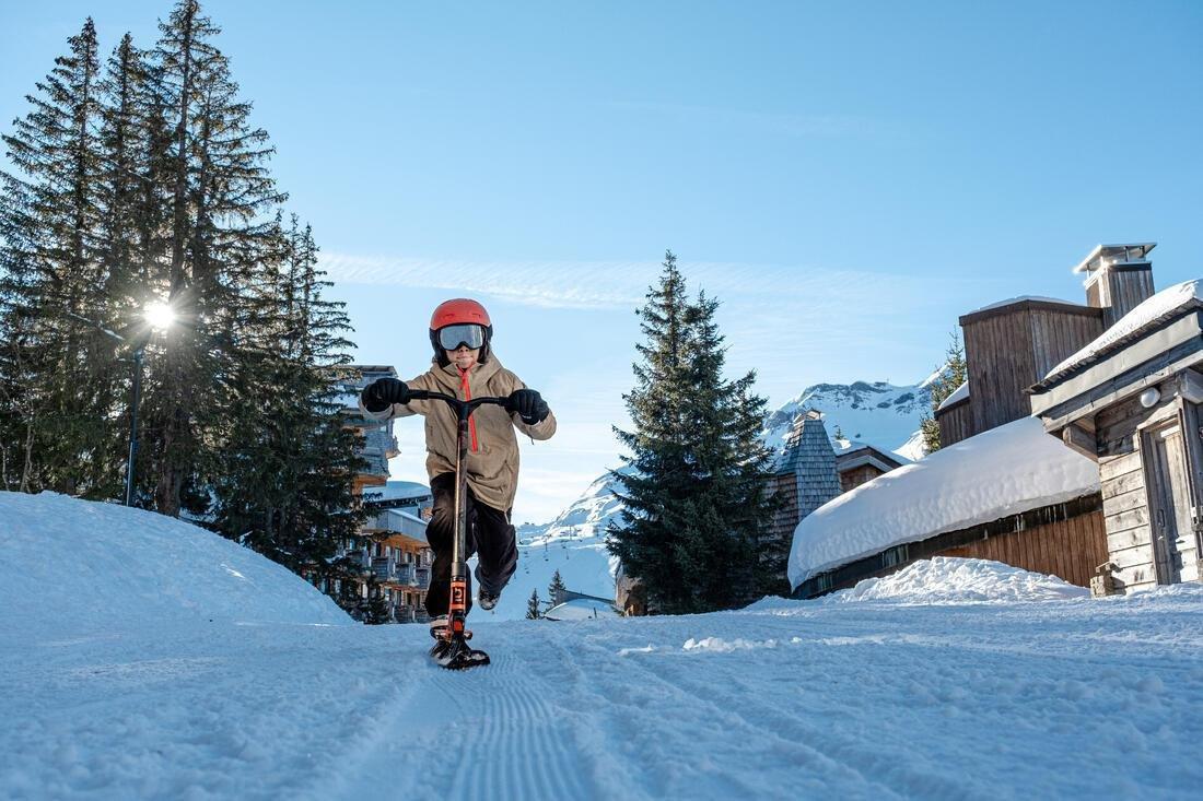 Kids Unisex Waterproof Ski Trousers - Warm 500 PNF - 6-14 years, Black, No Color, large image number 10