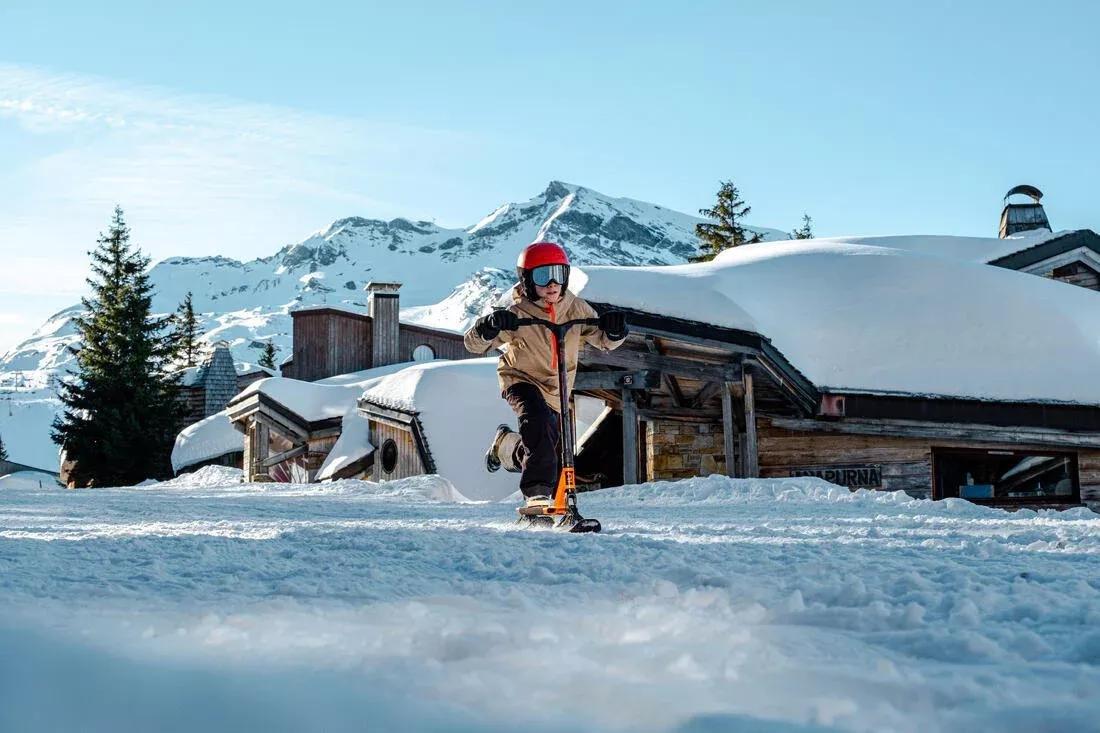 Kids Unisex Waterproof Ski Trousers - Warm 500 PNF - 6-14 years, Black, No Color, large image number 11