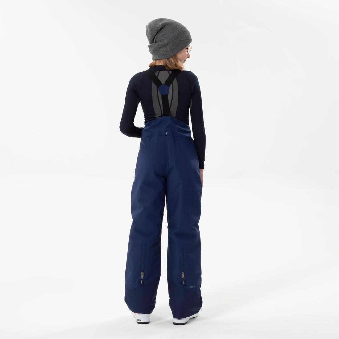 Kids Warm And Waterproof Ski Trousers - 500 Pnf, Blue, , large image number 0