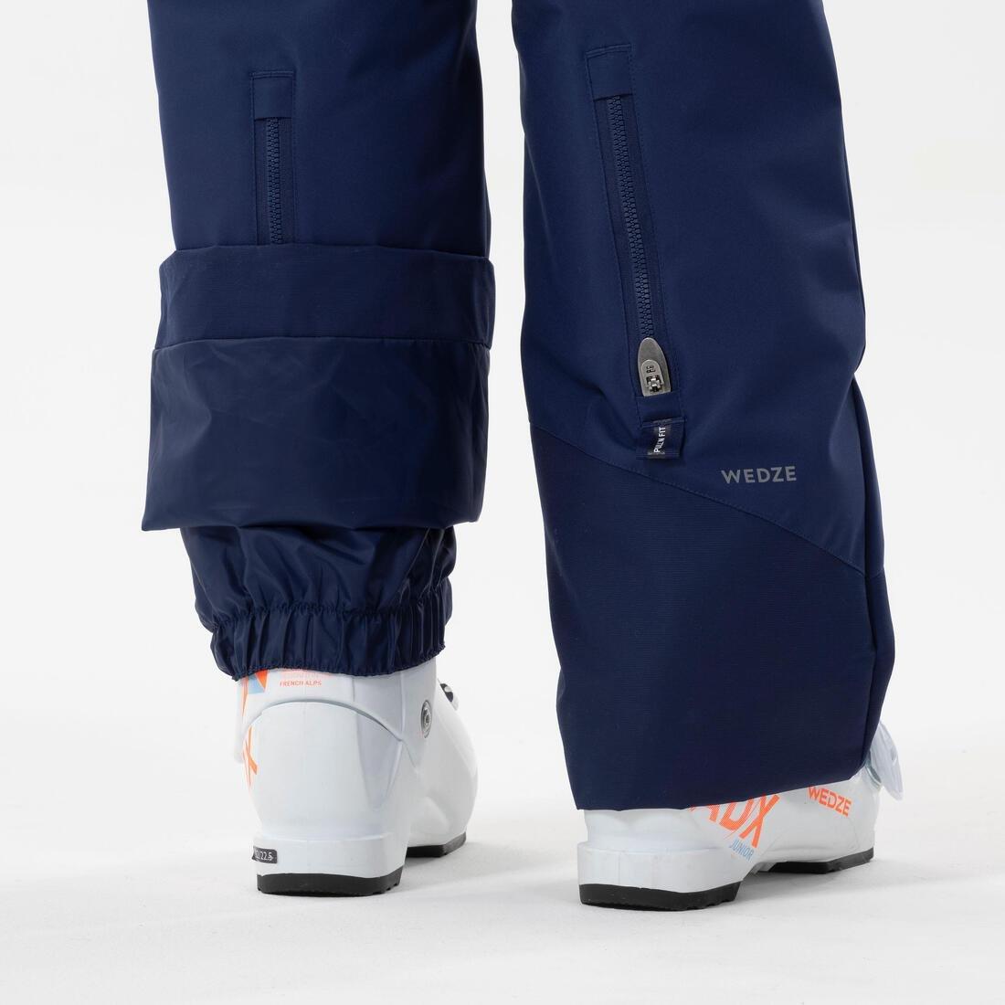 Kids Warm And Waterproof Ski Trousers - 500 Pnf, Blue, , large image number 2