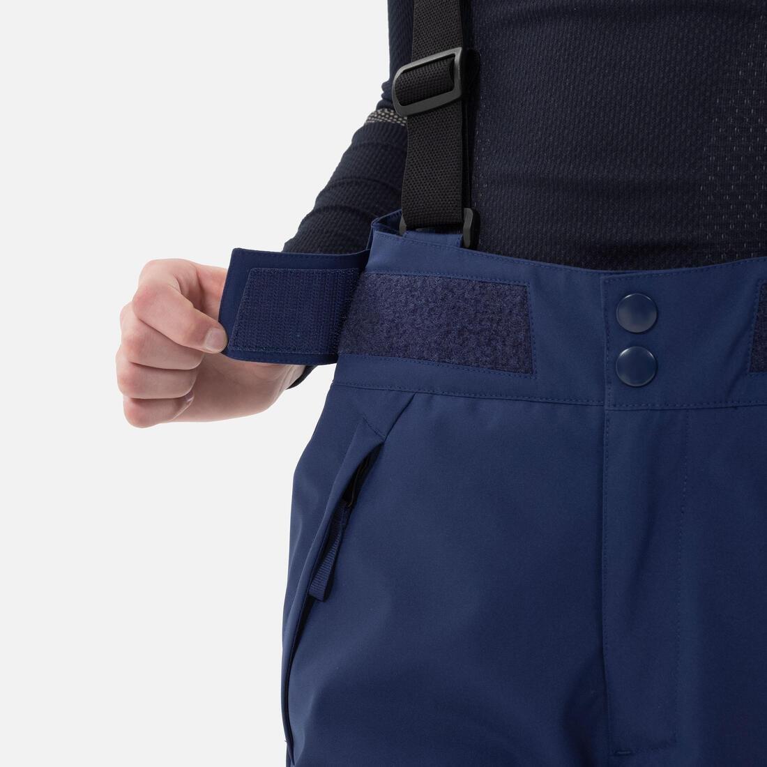 Kids Warm And Waterproof Ski Trousers - 500 Pnf, Blue, , large image number 3