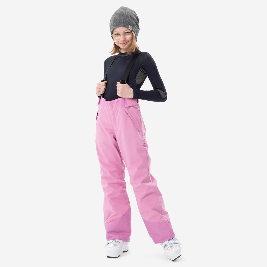 Kids Warm And Waterproof Ski Trousers - 500 Pnf, Blue, , large image number 6