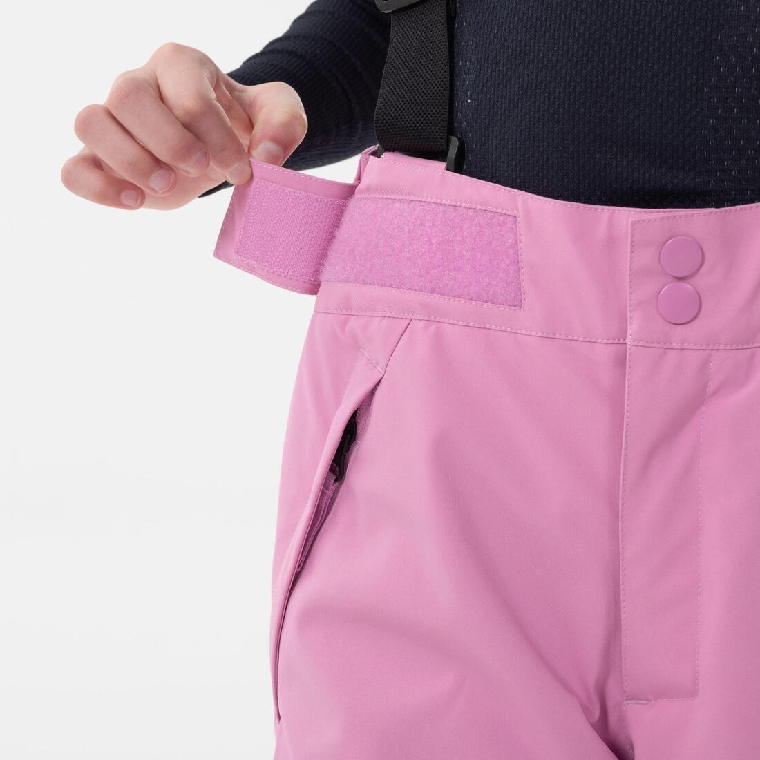 Kids Warm And Waterproof Ski Trousers - 500 Pnf, Blue, , large image number 7