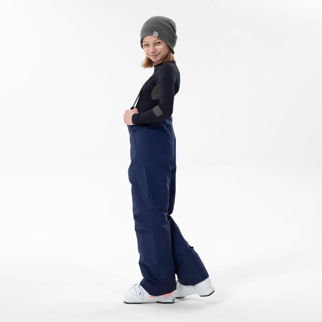 Kids Warm And Waterproof Ski Trousers - 500 Pnf, Blue, , large image number 11