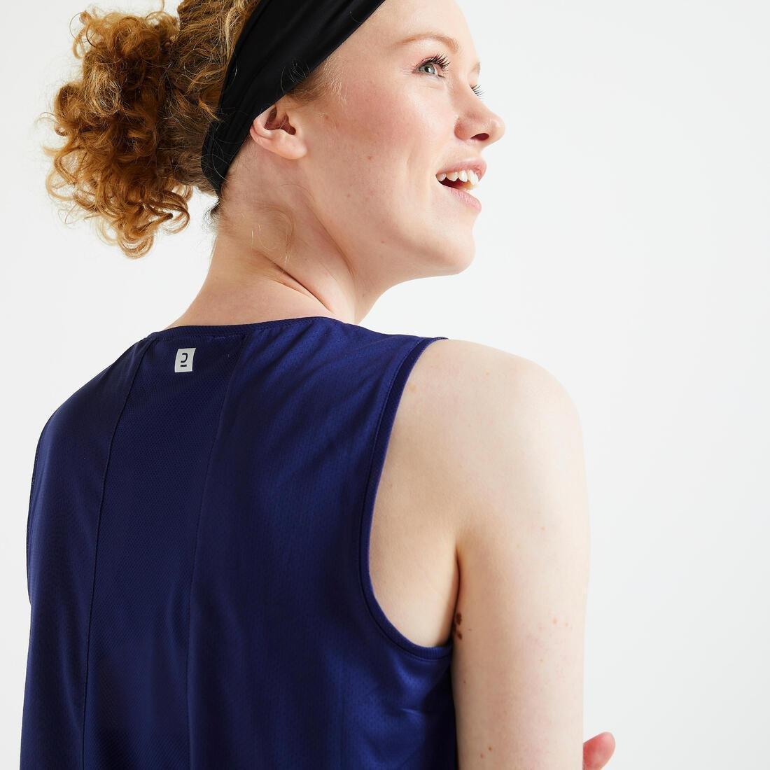 Straight-Cut Fitness Tank Top, Black, No Color, large image number 7