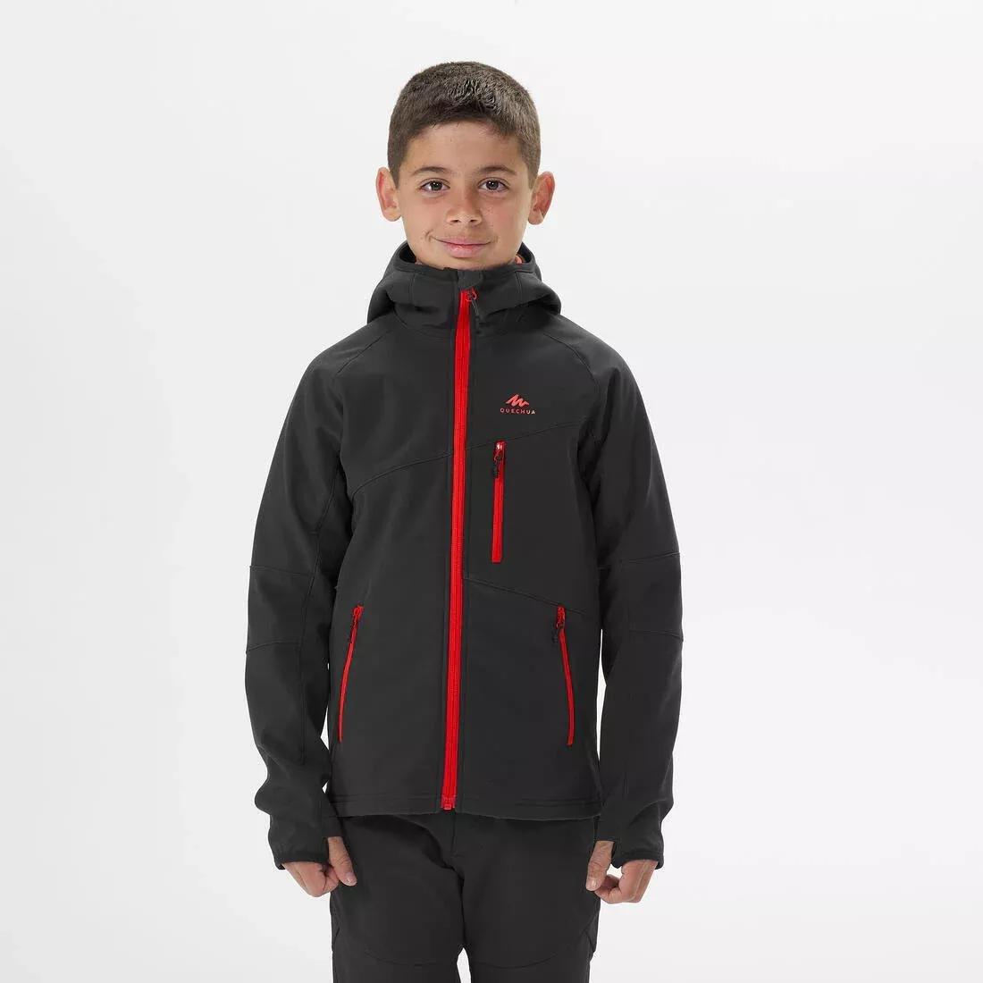 Kids' Softshell Jacket MH900, Carbon Grey, , large image number 1