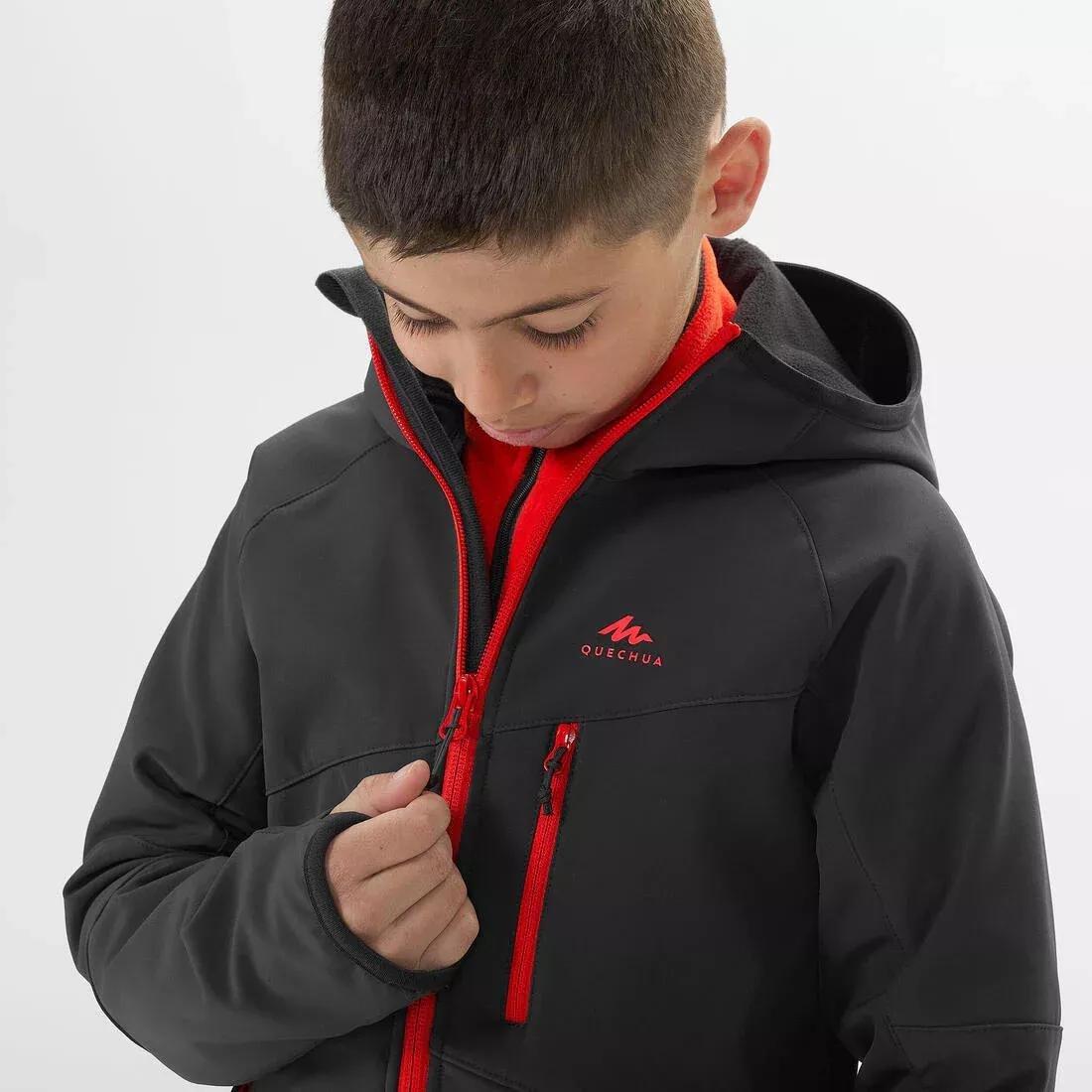 Kids' Softshell Jacket MH900, Carbon Grey, , large image number 4