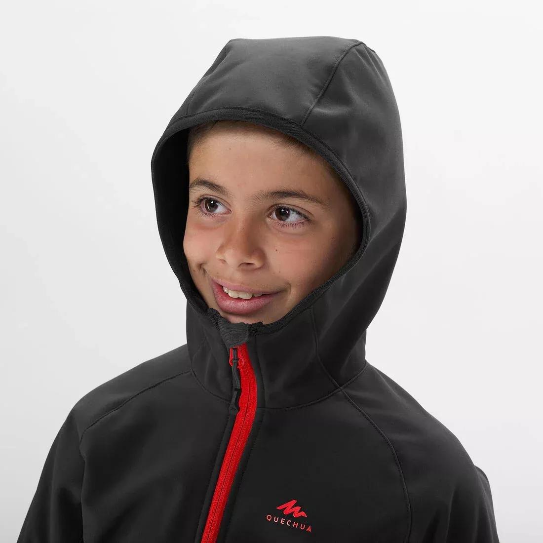Kids' Softshell Jacket MH900, Carbon Grey, , large image number 14