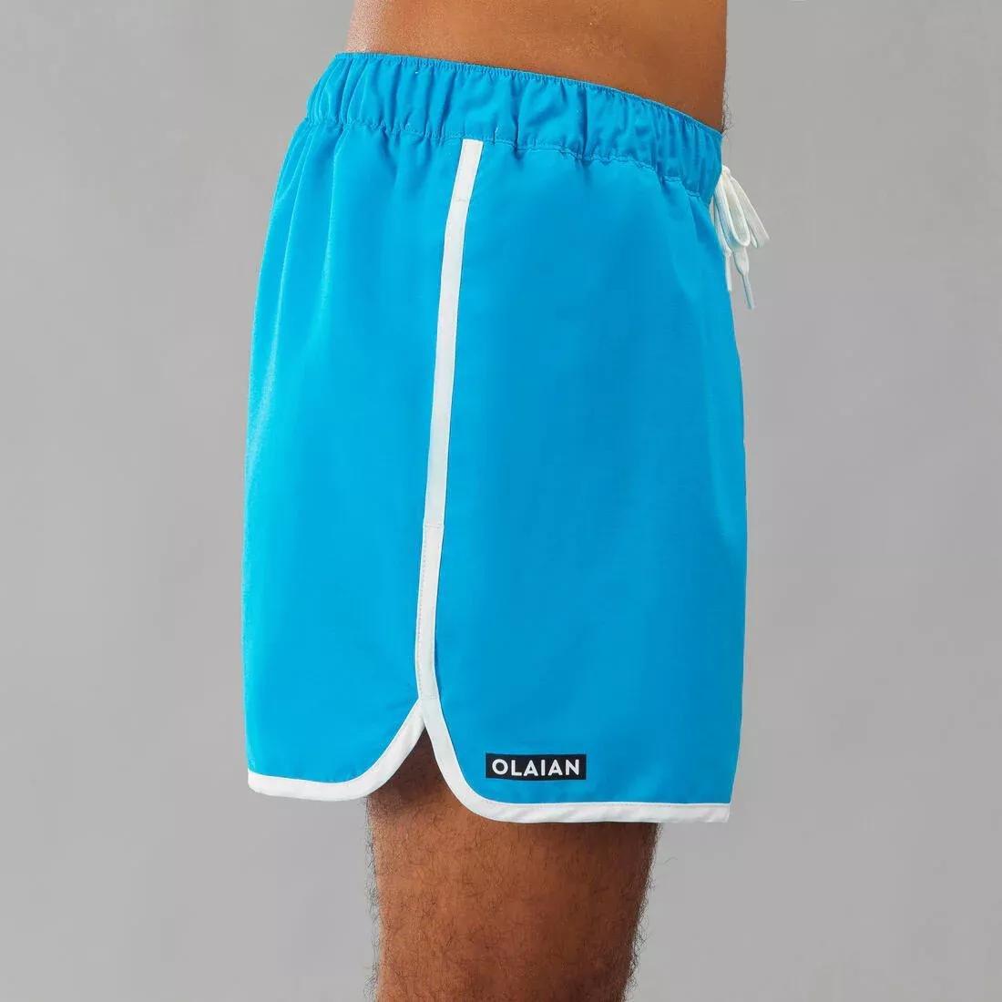 Surfing Short Boardshorts 100 - Sunstripe, Green, , large image number 7