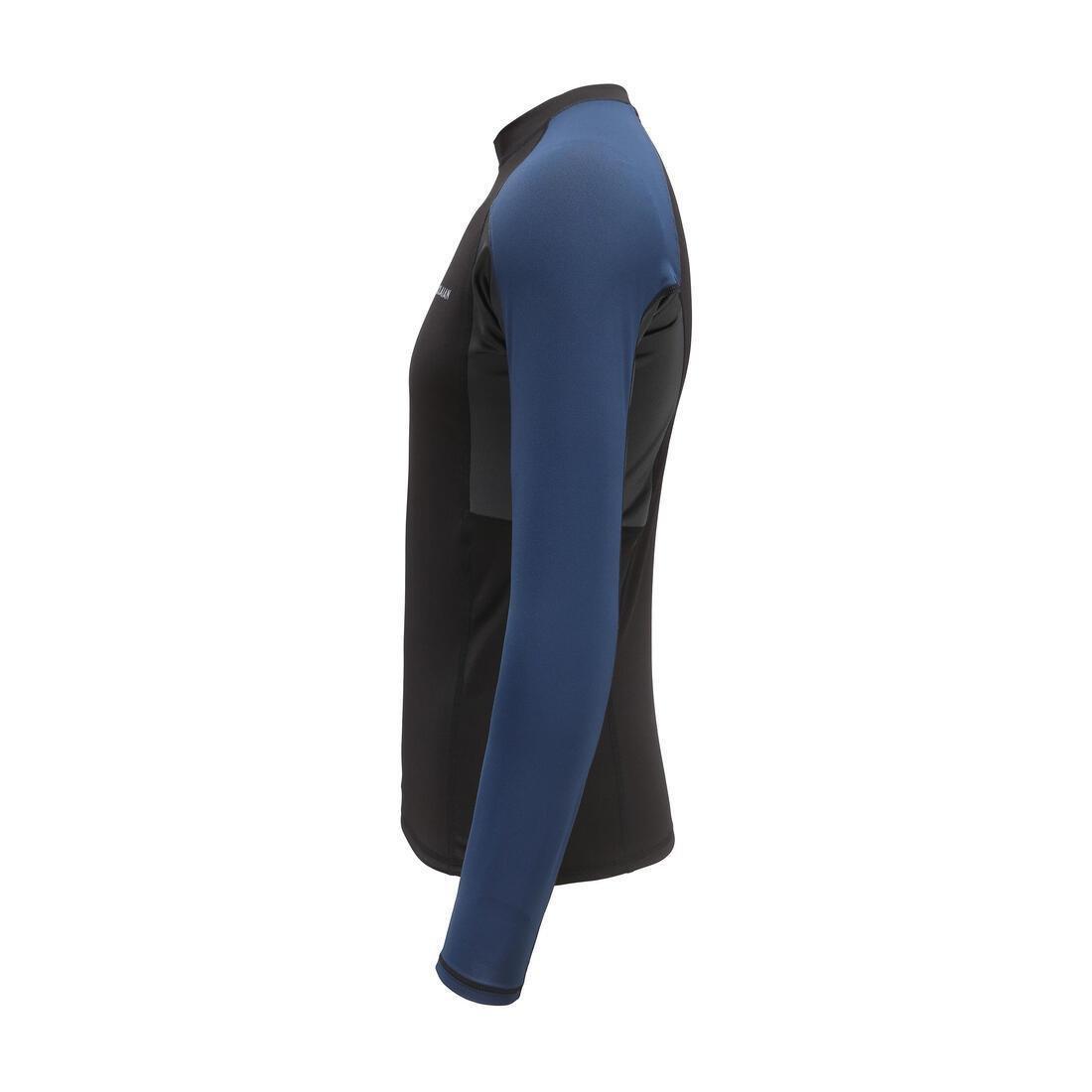 Men Surfing Anti-Uv Long-Sleeved T-Shirt Top 500, Black, , large image number 7